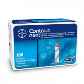 BAYER CONTOUR NEXT bandelettes réactives 100 pce